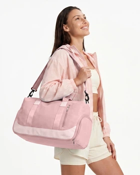 Універсальна дорожньо-спортивна сумка Nordvik Active з відділенням для взуття Pink