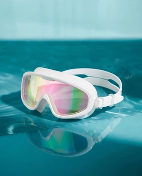 Очки для плавания Nordvik HorizonPro панорамные с антифогом и UV-защитой White