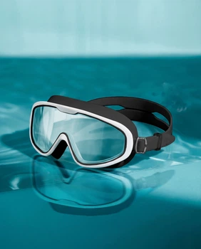 Очки для плавания Nordvik HorizonPro панорамные с антифогом и UV-защитой Black
