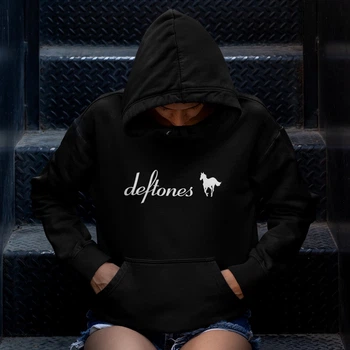 Худі флісовий Deftones (White Pony) 2XL чорний
