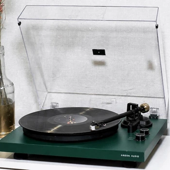 Вініловий програвач Argon Audio TT MK2 Forest Green , голка Audio-Technica, важкий диск, противага тонарма БВ