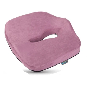 Подушка ортопедична для сидіння Correct Shape Max Comfort від геморою, простати, подагри, Рожевий (73377)