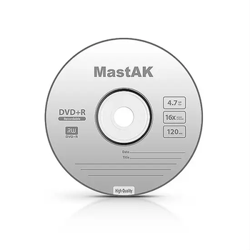 Диск MastAK DVD+R 4,7 ГБ 16x, 10 шт