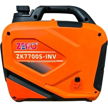 Бензогенератор инверторный Zeko ZK7700S-INV, 3.5/4.0 кВт, ручной старт, бак 5 л, медная обмотка, чистая синусоида, 25 кг