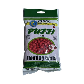 Наживка CUKK Повітряне тісто "puffi" 30g mini 3-6мм Полуниця,02700
