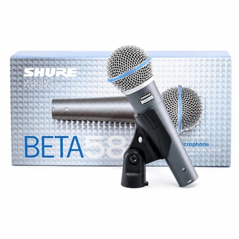 Профессиональный вокальный шнуровой микрофон SHURE BETA 58A (кабель в комплект не входит)