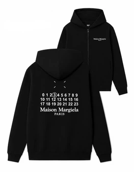 Мужской Зип-худи Margiela, Черный (ZMM013) XL