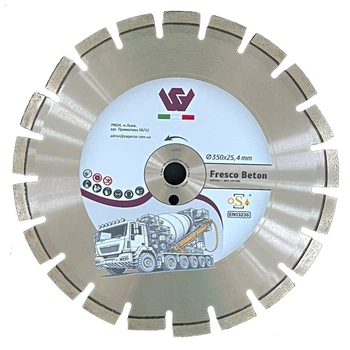 Круг алмазный Fresco Beton 350x3,2x25,4mm по свежему бетону/асфальту, OSA (716104)
