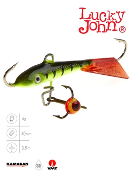 Балансир Lucky John FIN 3 40 мм морозостойкий пластик 31RT