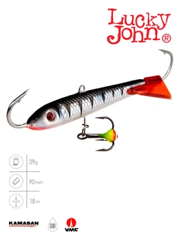 Балансир Lucky John CLASSIC 9 85 мм морозостойкий пластик 12HRT