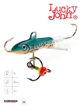 Балансир Lucky John CLASSIC 30 мм 28 г цвет 53 морозостойкий пластик