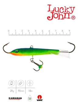 Балансир Lucky John CLASSIC 9 85 мм морозостойкий пластик 29 г цвет 29