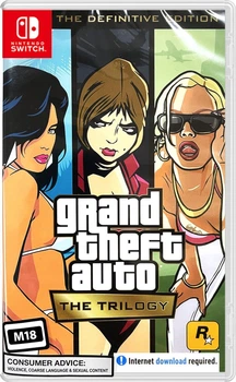 Gra Nintendo Switch Grand Theft Auto: The Trilogy (Kartridż) (5026555068284)