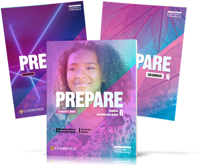 6 клас. НУШ Англійська мова. Prepare. Student`s book (м'яка обкладинка) + Workbook + Grammar (Пухта), Лінгвіст