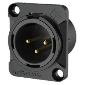 Роз'єм Roxtone RX-3MD-BG XLR панельний male (тато)