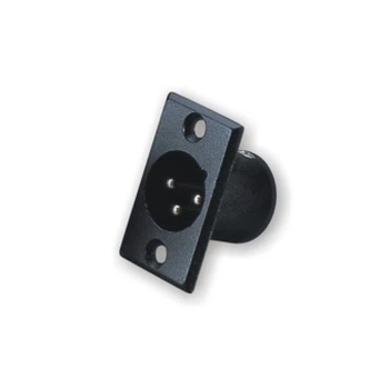 Разъем Roxtone RX-040-M XLR male (папа) панельный