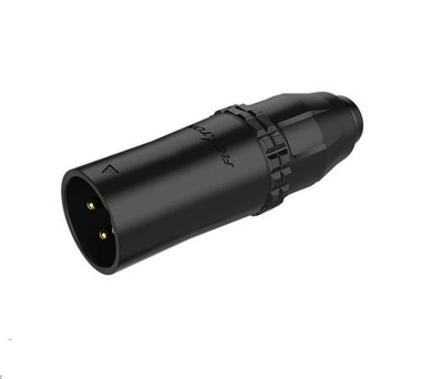 Роз'єм Roxtone RX-3MWP-BG XLR male (тато) водозахисний