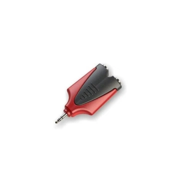 Перехідник Roxtone RP-AN-320 3.5 mm jack stereo male (тато) — 2x6.3mm jack stereo female (мама)