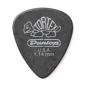 Медиатор Dunlop 488-P1.14 Tortex Pitch Black Standard 1.14 mm (12 шт.)
