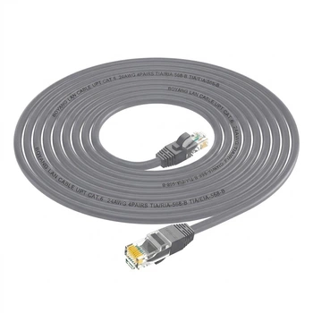 Патч-корд BOYANG BY-620H Cat 6 UTP мідь 1000 Мбіт/с 20 м Сірий