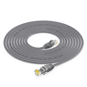 Патч-корд BOYANG BY-615H Cat 6 1 Гбіт/с мідь 24AWG PoE 15 м Сірий