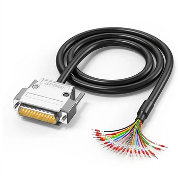 Кабель JUXIN DB25 - DB25 25 контактов 1 м Gold (G25FDTX002)