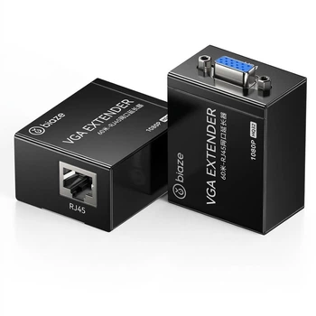 Удлинитель VGA Biaze HQ32 к 60 м черный