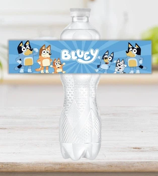 Наклейка на бутылку 0,5 "Блуи. Bluey", 21 x 4 см