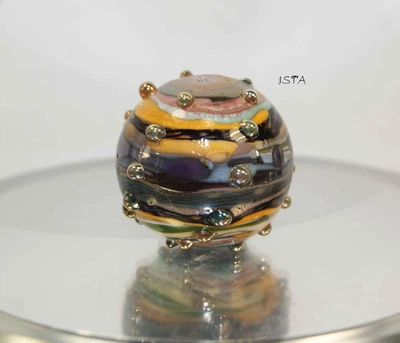 Стеклянная бусина №9021 23*24мм отв 2мм ISTA Lampwork