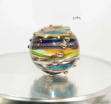Стеклянная бусина №9026 25*24мм отв 2мм ISTA Lampwork