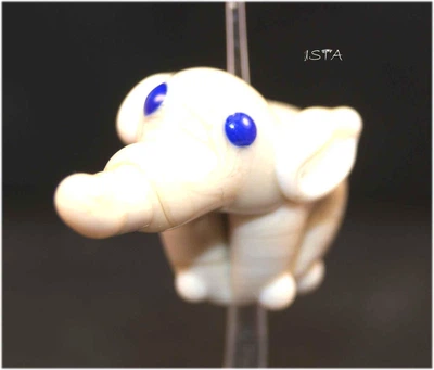 Стеклянная бусина 29*15 мм отв: 2 мм №3894 ISTA Lampwork