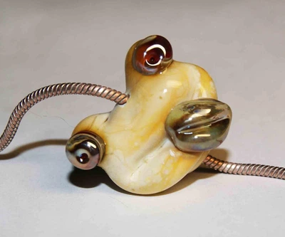 Стеклянная бусина 23*20*15 мм отв: 2 мм №1577 ISTA Lampwork