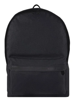 Рюкзак Унисекс Exodus Leather Canvas Черный R1403EX013