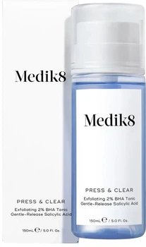 Toner do twarzy Medik8 Press and Clear oczyszczający 150 ml (818625027384)