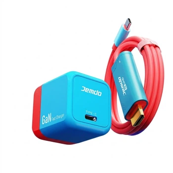 Док-кабель Jemdo для Nintendo Switch Red/Blue