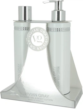 Zestaw Vivian Gray White Crystals Żel pod prysznic 250 ml + Balsam do ciała 250 ml (4250120732978)