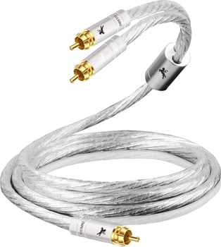 Кабель для сабвуфера и усилителя IMPETO IMP-2561 RCA - 2xRCA 2 м Red (IMP-2561-2M)