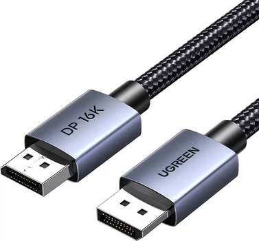 Кабель UGREEN DisplayPort 2.1 80G 16K і 4K 240 Гц, 1 м