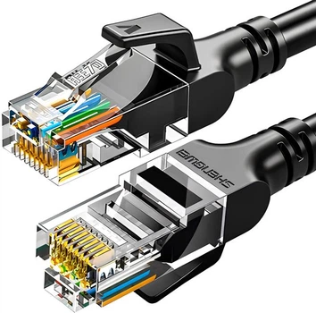 Патч-корд Shengwei Cat 6 10 Гбит/с 40 м Черный (LC-1240G)