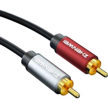 Адаптер ZHENWEI 2 RCA — 2 XLR «мама» 1.5 м (ZW-YPX)