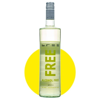 Вино БРИ Алкохолфри/BREE Alcoholfree белое полусладкое безалкогольное, 0,75 л, 0,5%