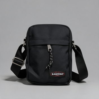 Чоловіча сумка Eastpak через плече, компактний месенджер Істпак, чорна барсетка крос-боді ART029