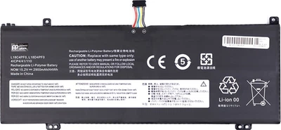 Акумулятор PowerPlant для ноутбуків Lenovo ThinkBook 13S-IML Series (L18C4PF0) 15.2V 2900mAh (NB481859)