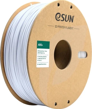Filament eSUN ABS Plus Filament do drukarek 3D 1 kg 1.75 mm zimny biały (ABS+175CW1)