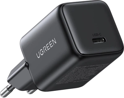 Мережевий зарядний пристрій Ugreen X513 USB-C 30W QC4.0 PD3.0 GaN Fast Charger Black (UGR-65007)
