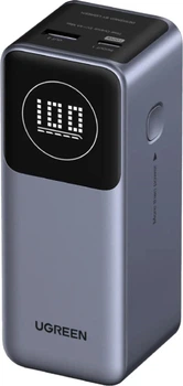 УМБ Ugreen PB724 12000mAh 100W PD + QC Grey (UGR-35526B)