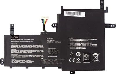 Акумулятор PowerPlant для ноутбуків ASUS VivoBook S15 (B31N1842) 11.4V 3600mAh (NB431977)