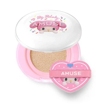 Тональний кушон AMUSE Ceramic Skin Perfector Cushion SPF40 PA++ 01 Porcelain (My Melody & Kuromi special edition) 15g
