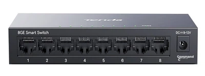 Коммутатор Tenda 8-портовый гигабитный управляемый, VLAN, TEG2208D