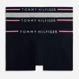 Набор трусов боксеров мужских хлопковых Tommy Hilfiger 09T4478(Multi) M 3 шт Темный синий/Серый (194999418639)